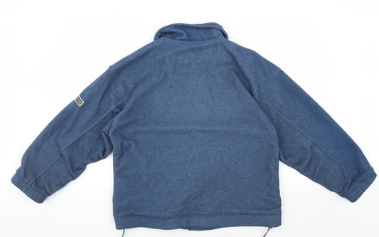 Active Womens Blue Full Zip Jumper Size 14