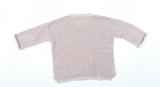 Warehouse Womens Pink Pullover Jumper Size 10