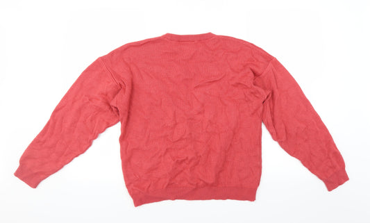 BHS Womens Pink Pullover Jumper Size 10