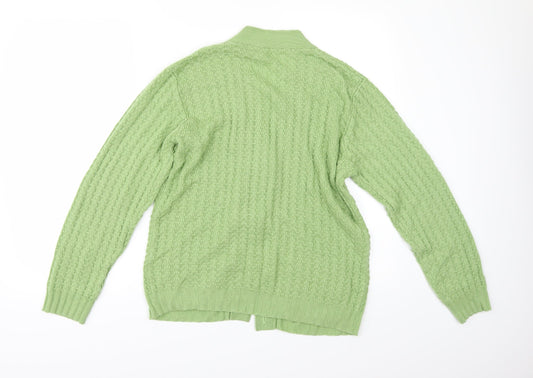 Preworn Womens Green Cape Jumper Size 12