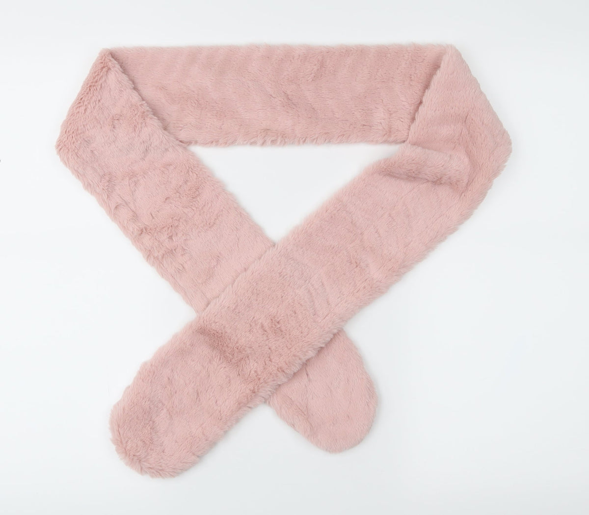 Front view of Preworn women’s pink scarf