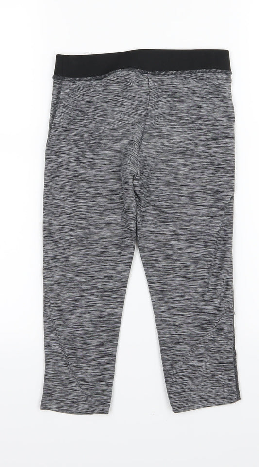H&M Girls Grey Compression Shorts Size 8-9 Years