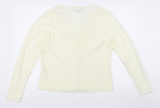 Key West Womens Ivory Cardigan Jumper Size 18