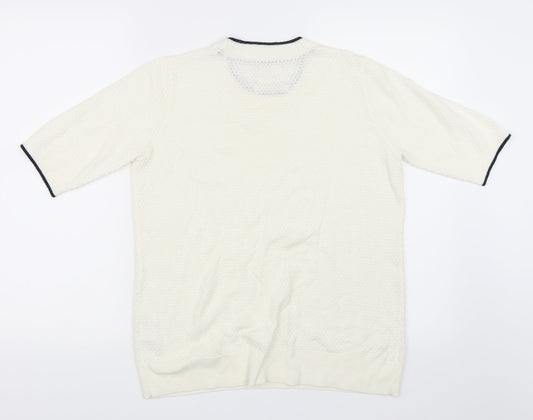 Lindex Womens Ivory Pullover Jumper Size S