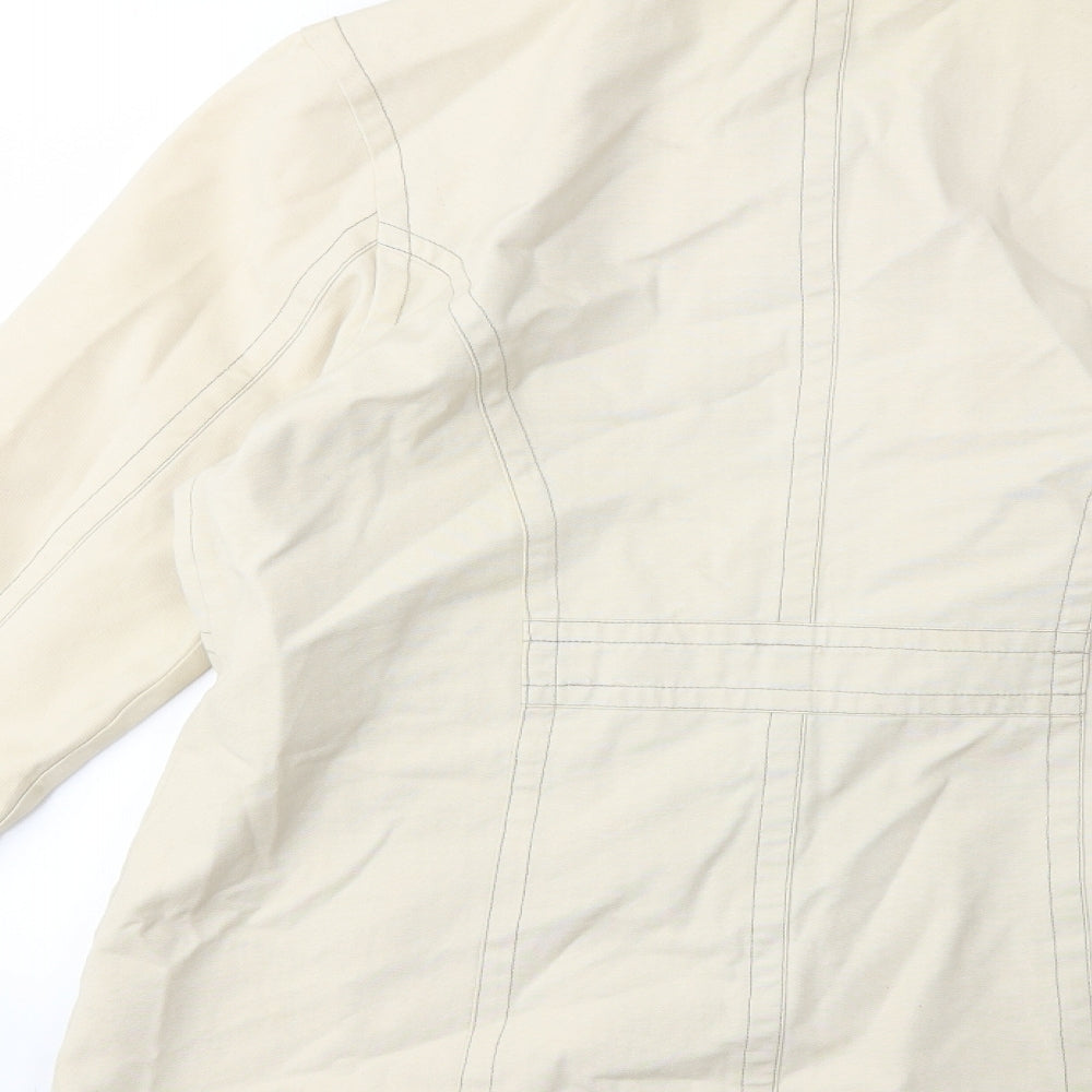Dorothy Perkins Womens Beige Jacket Size 14
