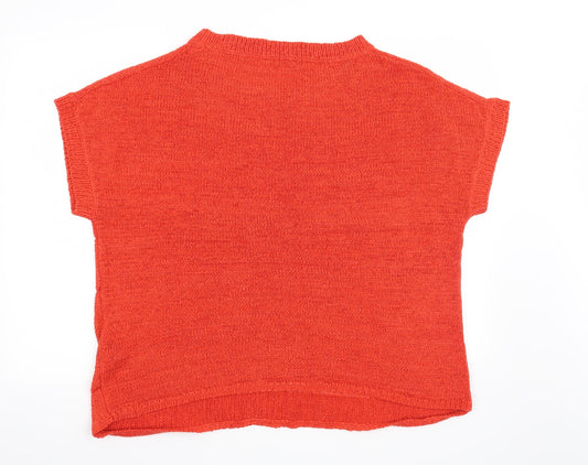 M&Co Womens Red Pullover Jumper Size 2XL