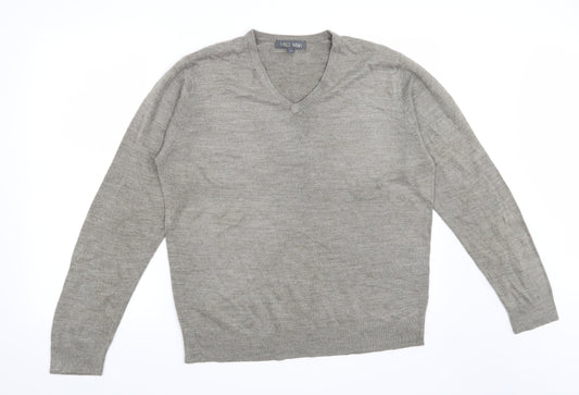 Marks and Spencer Mens Green Pullover Jumper Size L
