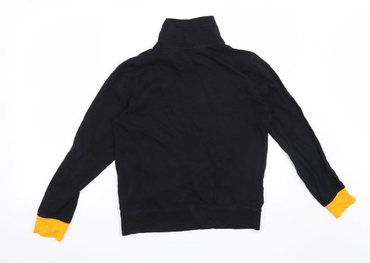 GSStore Mens Black Pullover Sweatshirt Size XS