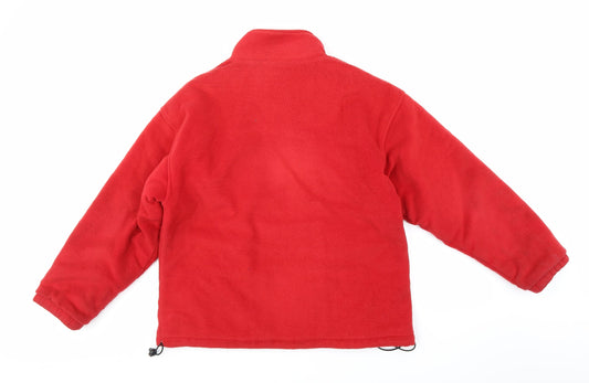 Neutral Territory Mens Red Fleece Jacket Size S