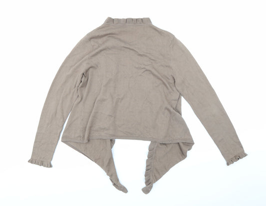 Arruba Womens Brown Knit Cardigan Jumper Size M