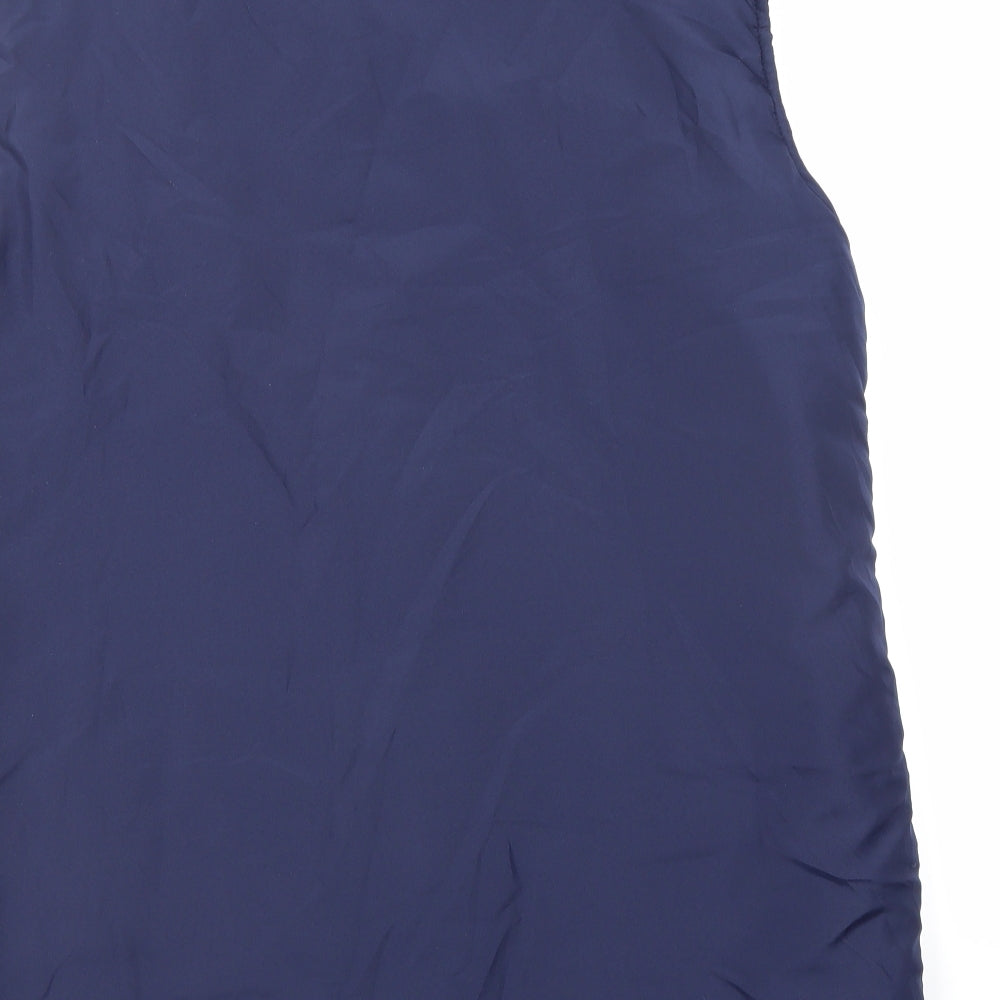 Anne De Lancay Womens Blue Gilet Coat Size M