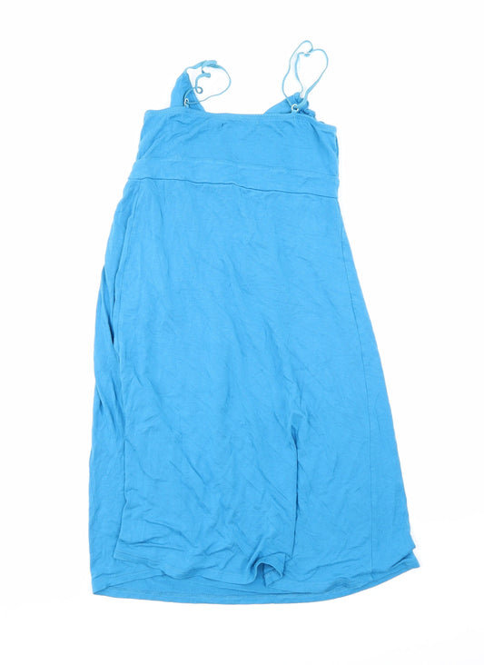 Bershka Womens Blue A-Line Size S
