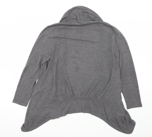 South Bay Womens Grey Cardigan Jumper Size XL