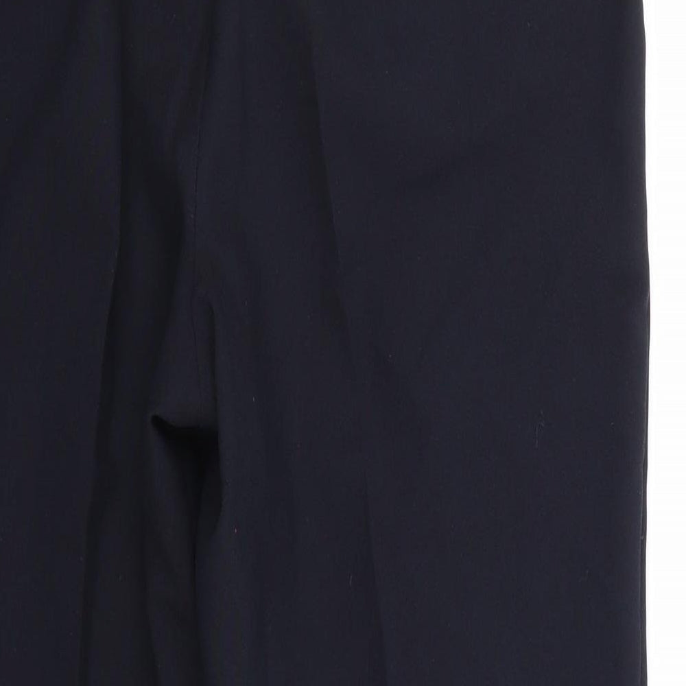 Brand and care label for Isle women’s black trousers, size UK 12, 25-inch leg