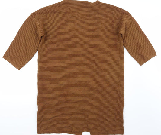 ESMARA Womens Brown Cardigan Jumper Size M