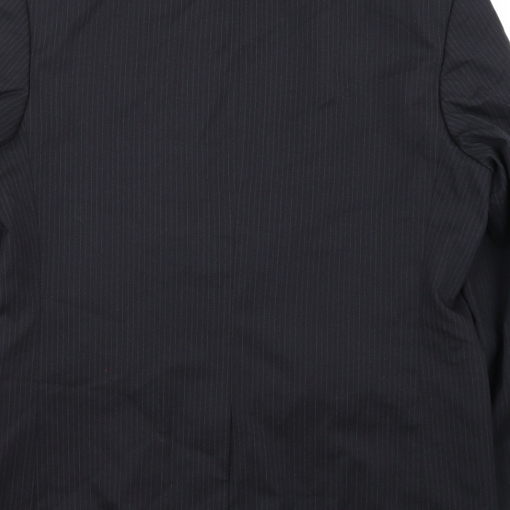 Brand and care label for Armando men’s black jacket suit jacket, size 42