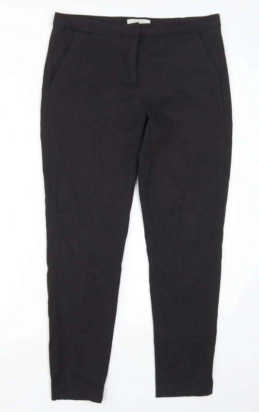 Villa Womens Grey Trousers Size 14 L28 in