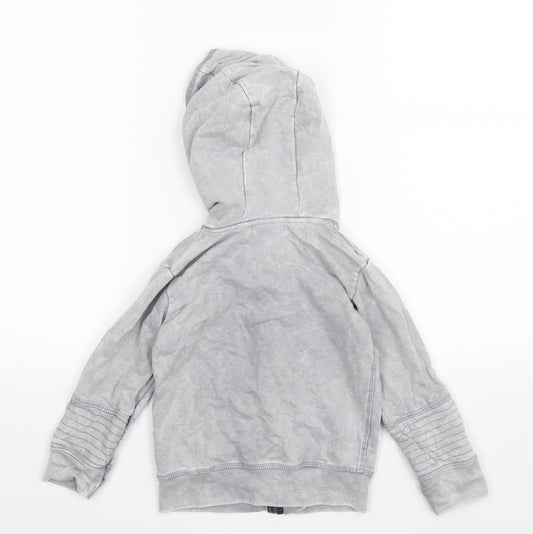 Urban Rascals Boys Grey Full Zip Hoodie Size 2 Years