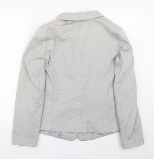Peacocks Womens Grey Jacket Suit Jacket Size 16