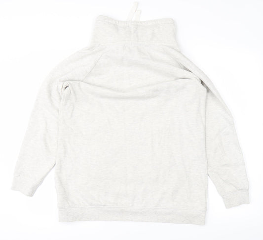 Peacocks Womens White Pullover Jumper Size 14