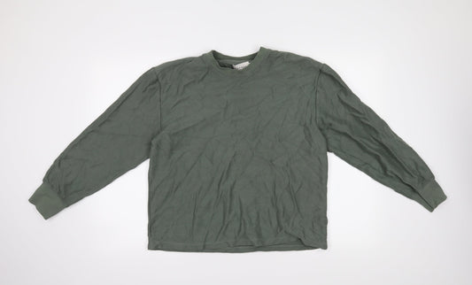 Topman Mens Green Pullover Jumper Size S