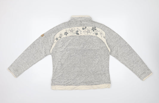 weindeuch Womens White Pullover Jumper Size XL