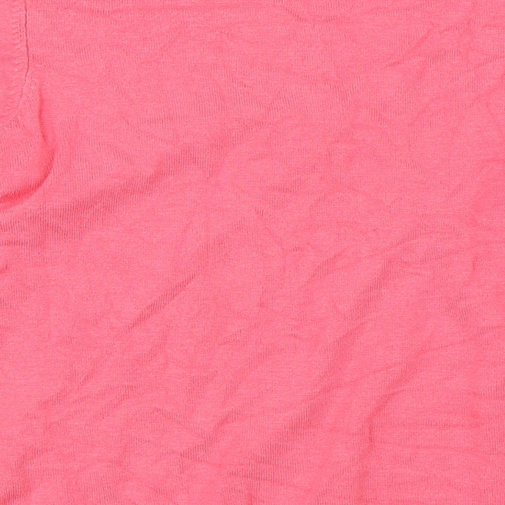 Marks and Spencer Womens Pink Pullover Jumper Size 12 - Extra Stretch