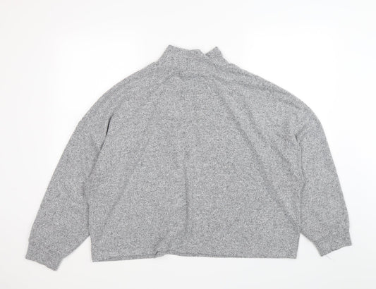 New Look Womens Grey Pullover Jumper Size L