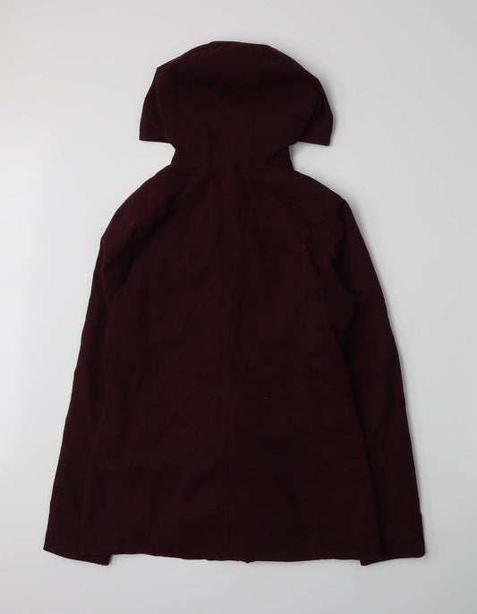 New Look Womens Purple Jacket Coat Size 8