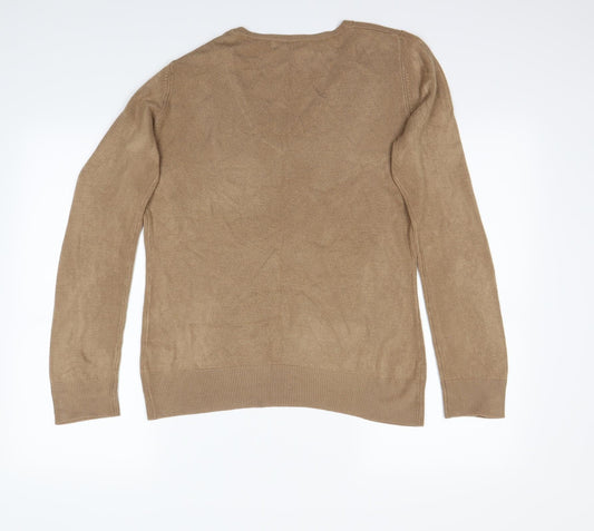 Sainsburys Womens Beige Pullover Jumper Size 12