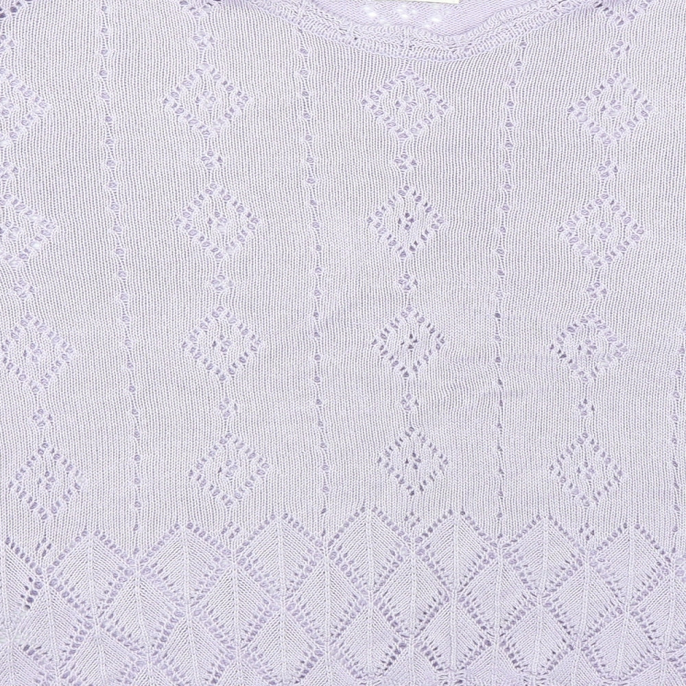 Marks and Spencer Womens Purple Pullover Jumper Size 14