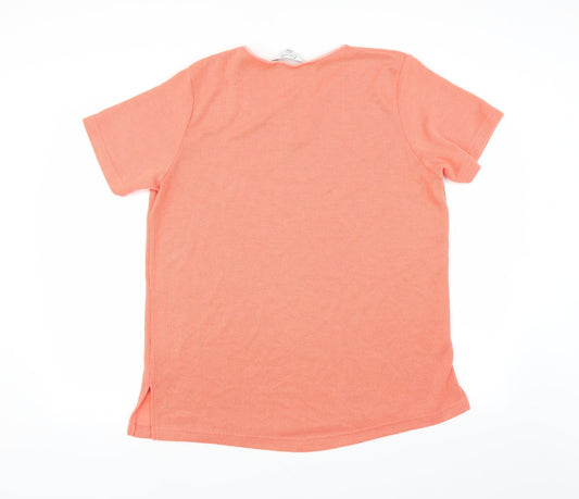 Emily Rose Womens Orange Pullover Jumper Size 18