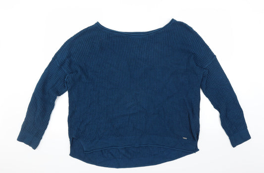 Hollister Womens Blue   Pullover Jumper Size L