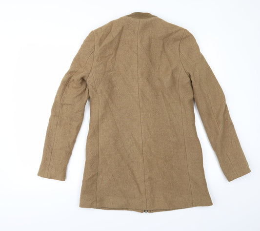Divided by H&M Womens Beige Overcoat Coat Size 8