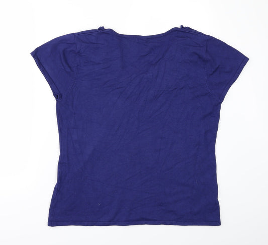 Just Elegance Womens Blue Pullover Jumper Size XL