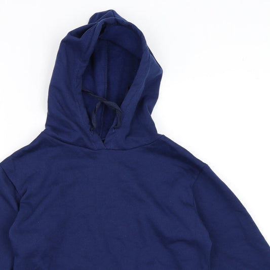Preworn Girls Blue Pullover Hoodie Size S