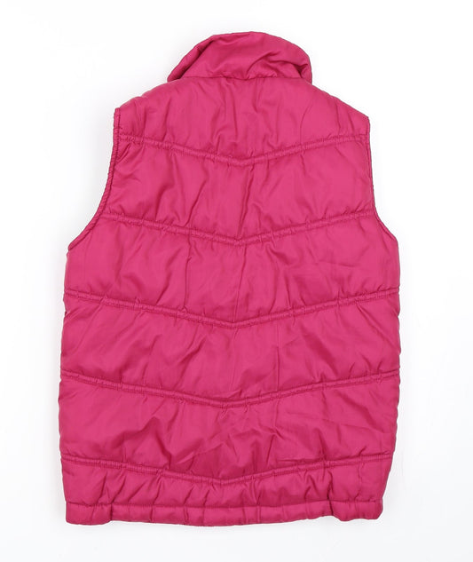 Lindex Girls Purple Gilet Coat Size 9 Years
