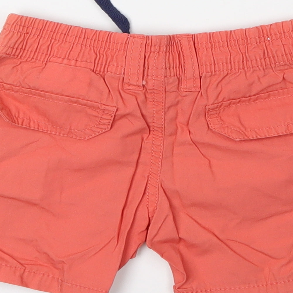 Brand and care label for Lupilu Baby Pink Cropped Trousers, size 18, Months