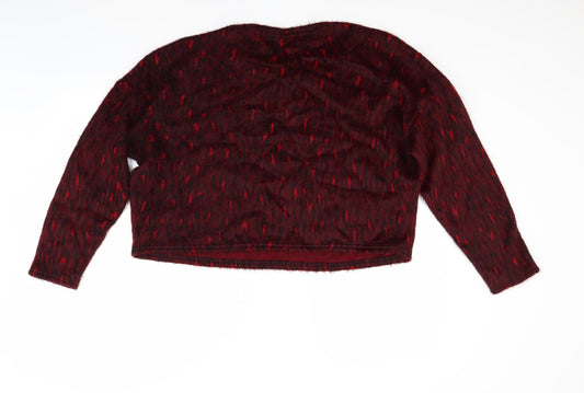 New Look Womens Red Pullover Jumper Size L