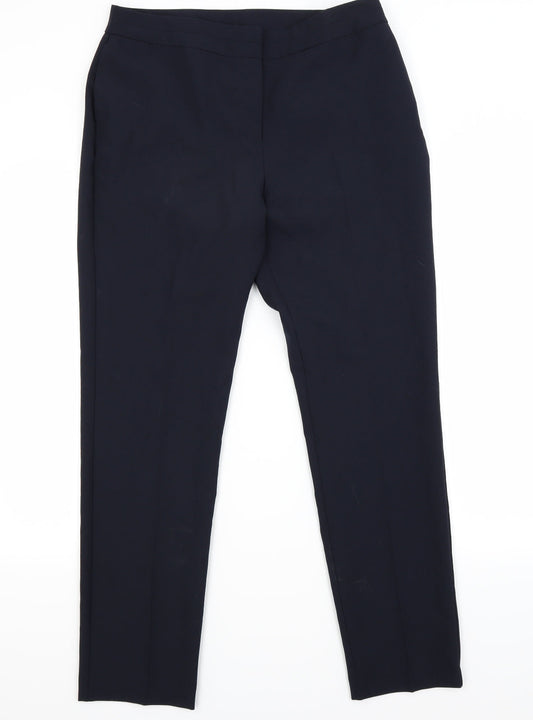 Preworn Womens Blue Trousers Size 12 L27 in