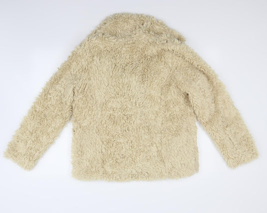 H&M Womens Beige Jacket Coat Size S