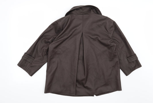 Joanna Hope Womens Brown Jacket Size 14
