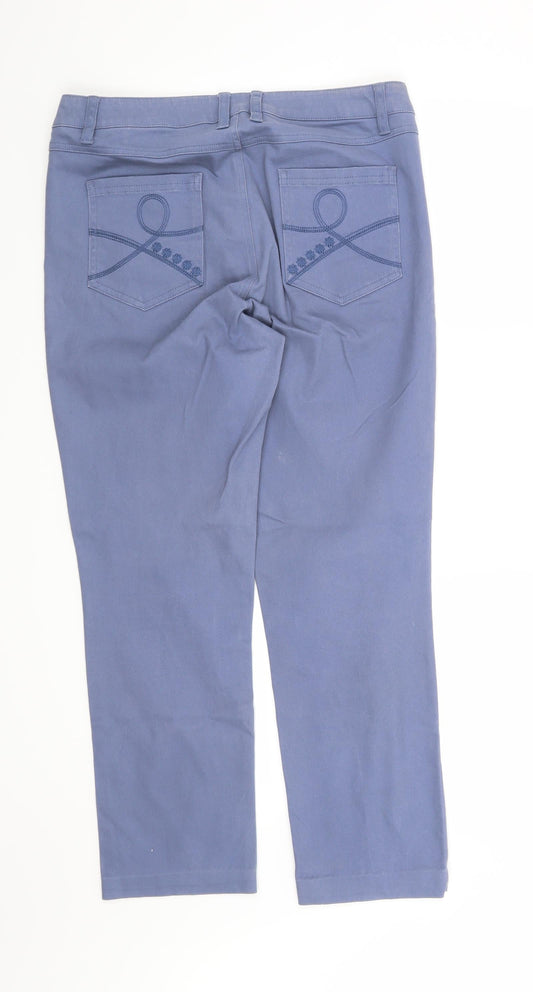 John Lewis Womens Blue Skinny Jeans Size 10 L28 in