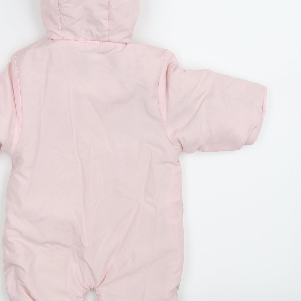 Babytown Girls Pink Coverall One-Piece Size 3-6 Months