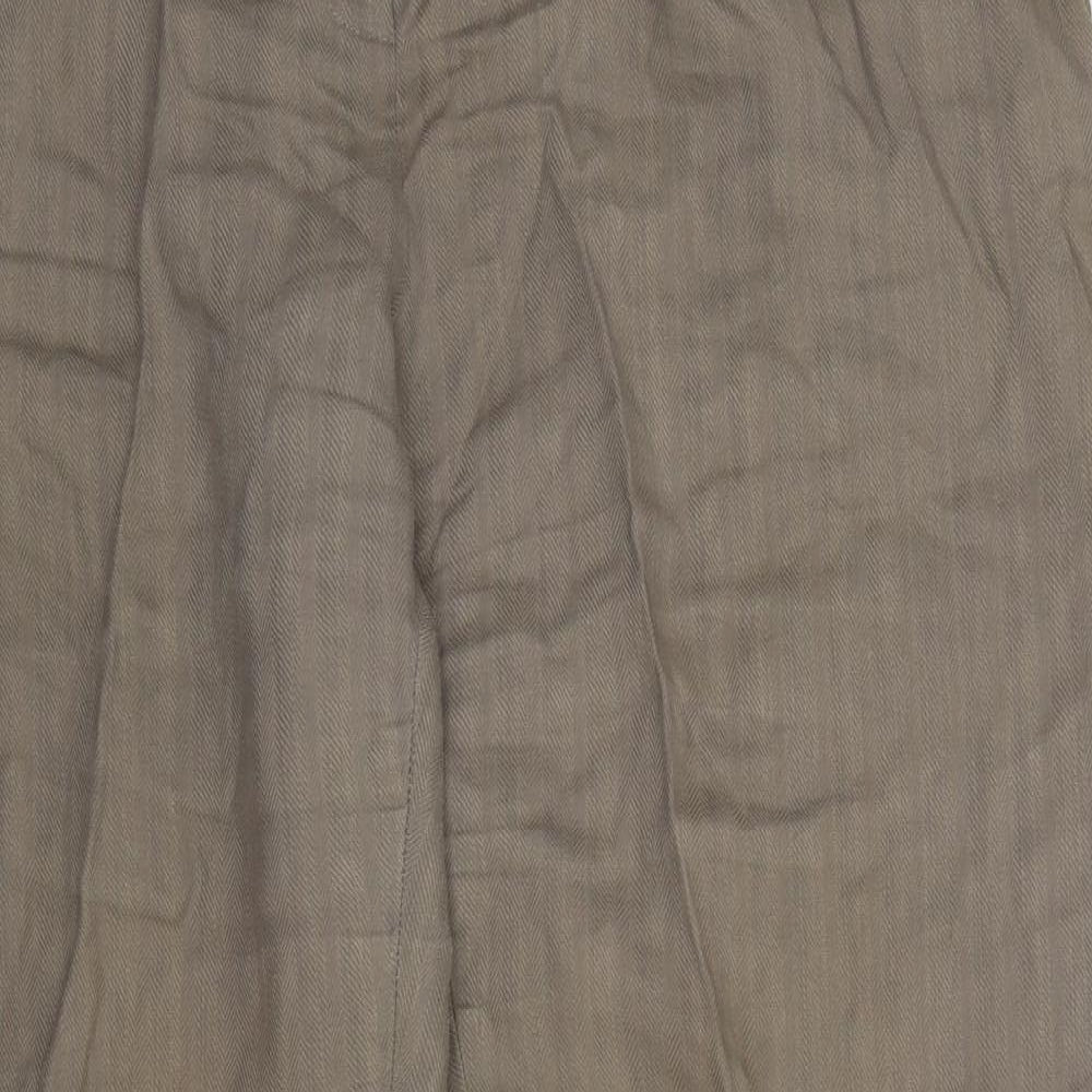 Paul Costelloe Womens Beige Trousers Size 16 L32 in