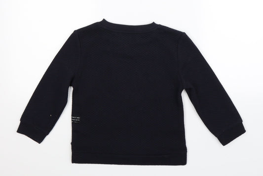 Primark Boys Blue Pullover Sweatshirt Size 3-4 Years