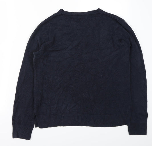 Marks and Spencer Womens Blue Pullover Jumper Size 14