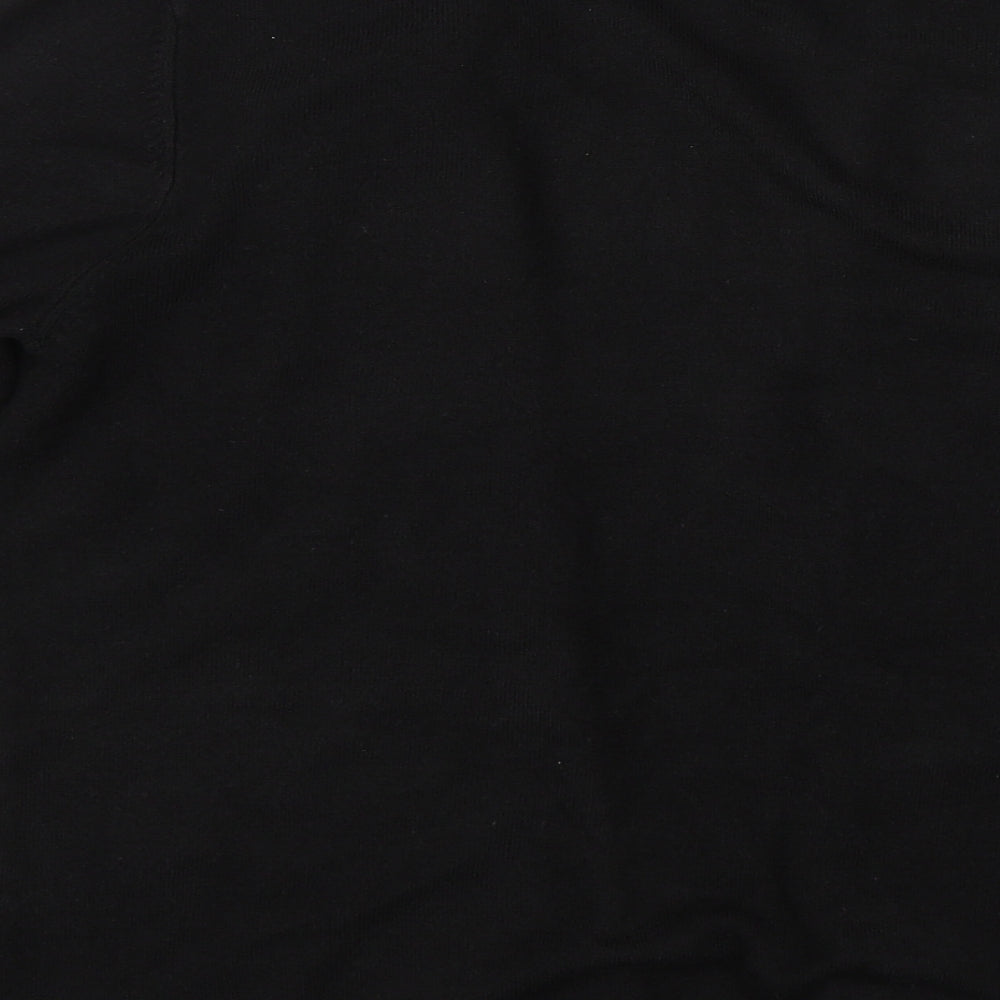 Brand and care label for BHS women’s black cape jumper, size UK 14