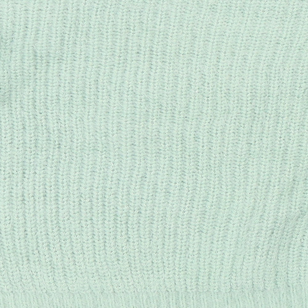 Brand and care label for M&Co women’s green jumper, size UK 10