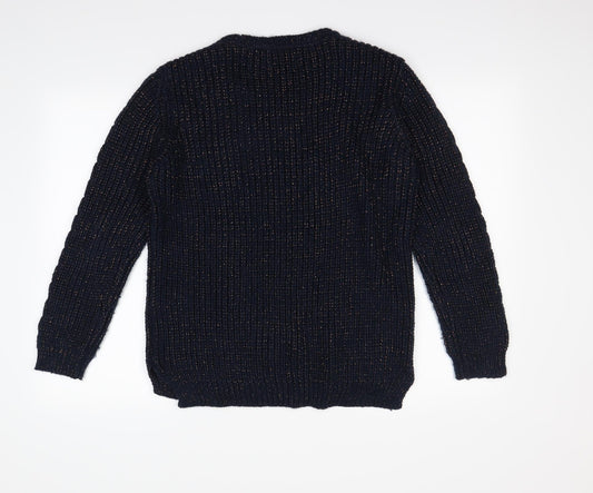 Papaya Womens Blue Pullover Jumper Size M